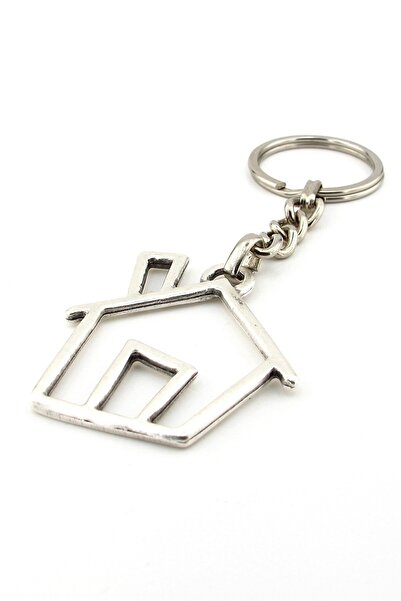 Solfera Home Ev Şeklinde Karaikatüristik Tasarım Metal Anahtarlık KC199