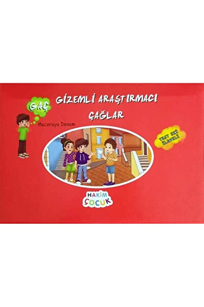 Hakim Yayınları Gizemli Araştırmacı Çagları Seti (KIRMIZI KUTU) (TEST EKİ ILA...