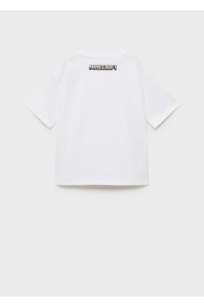 MANGO Kids Minecraft Cotton T-Shirt