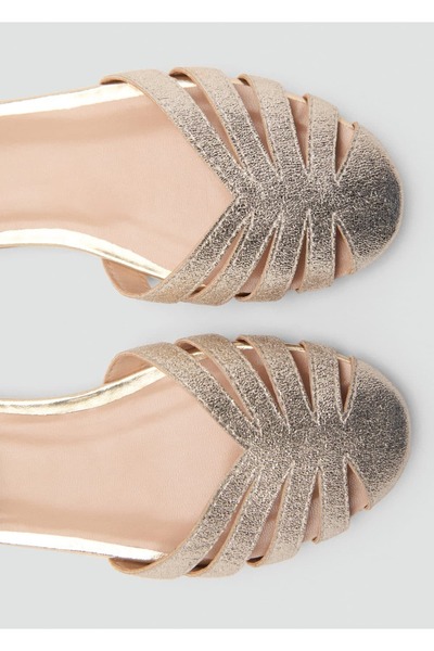 MANGO Kids Striped Sandals