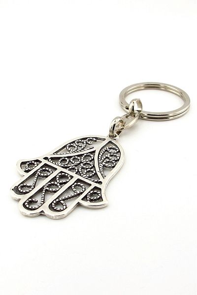 Solfera Khamsa Bereket Evil Eye Metal Key Kc200