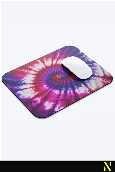 nilizma Mousepad ergonomic colorat cu model batik, bază anti-alunecare, pentr...