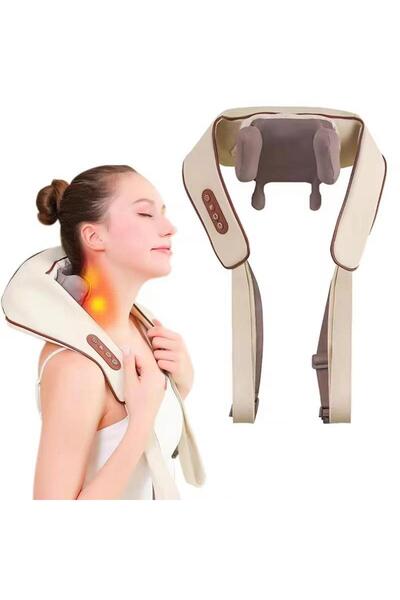 valkyrie Şarjlı Isıtmalı Ovmalı Sırt Boyun Masaj Aleti Insan Eli Yoğurma Hissi