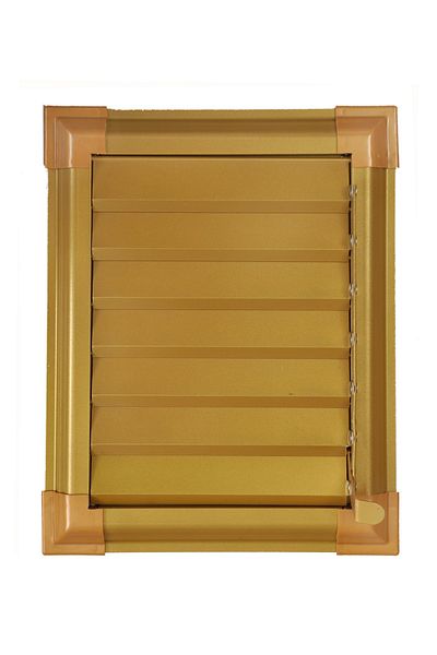 Panjur DÜNYASI 45 X 45 Aluminum Gold Bathroom Wc Vent Louver