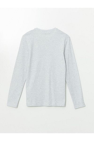 LC Waikiki LCWAIKIKI Basic Crew Neck Long Sleeve Combed Cotton Men's T-Shirt