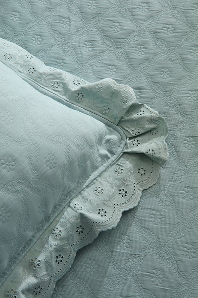 Karaca Home Arya Double Bedspread Set Blue