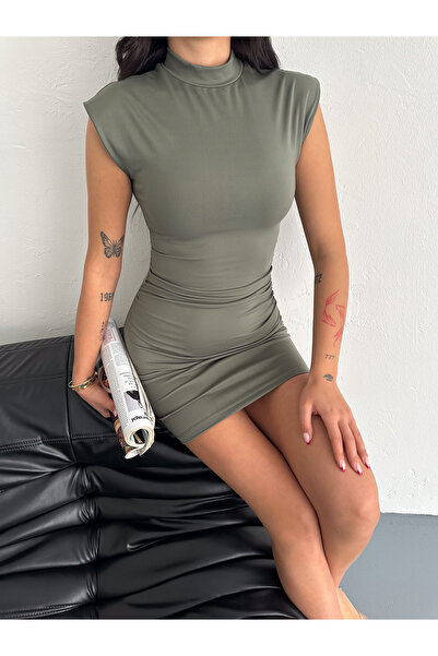 02Lady Fashion ΦΟΡΕΜΑ ΚΟΝΤΟ ΜΑΝΙΚΙΟ ΚΡΕΠ ΜΕ ΚΡΕΠ ΚΟΝΤΟ ΜΑΝΙΚΙΟ