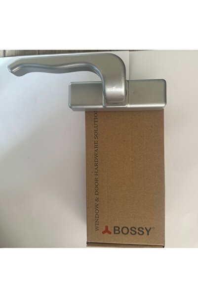BOSSY TEK MAÇA ALÜMİNYUM CEPHE PENCERE KOLU (GÜMÜŞ RENK)