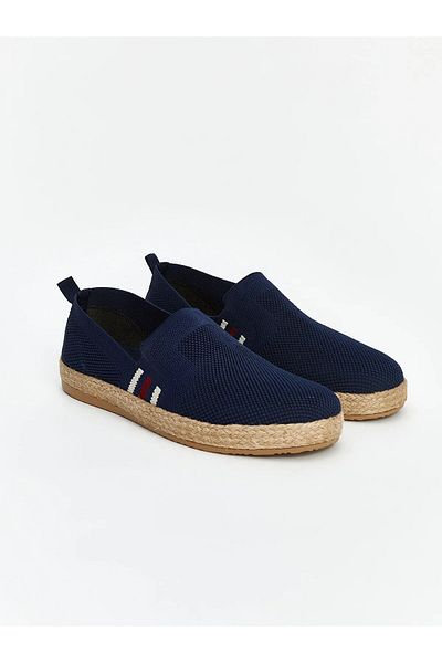 LC Waikiki Ανδρικά κλασικά παπούτσια STEPS Navy Blue Straw Sole
