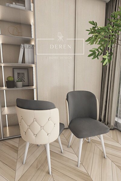 DEREN HOME Novella Serisi 4 Adet Mutfak Ve Salon Sandalyesi