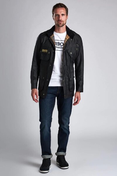 Barbour B.ınt. Slim International Yağlı Ceket Bk91 Black