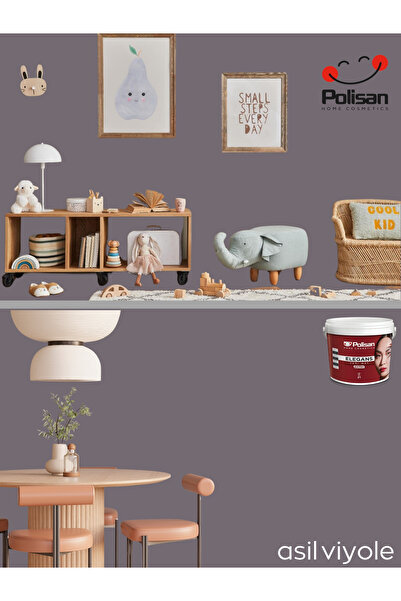 Polisan Elegans Extra Antibakteriyel Silinebilir Kokusuz Parlak Boya 2.5lt- 2...