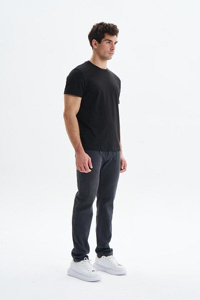 Arma Ανδρικό γκρι τζιν τζιν με λεπτή εφαρμογή Lycra Stretchy Jeans K9ppd0520