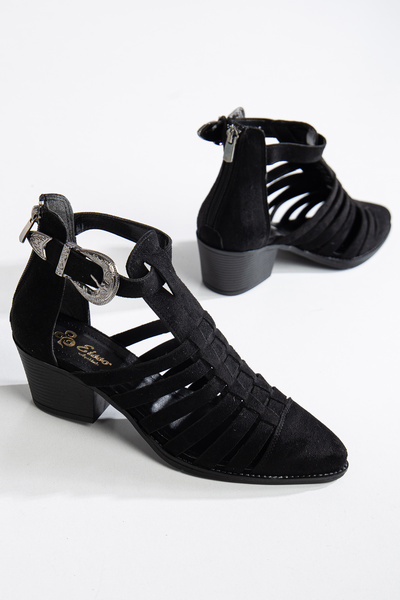 MS SUGAR SHOES Pantofi cu toc cu model de paie, de inspirație vintage, de cul...