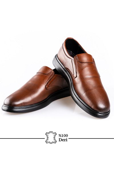 depderi 100% Genuine Leather, Orthopedic Sole, Laceless, Anatomical Leather Shoes