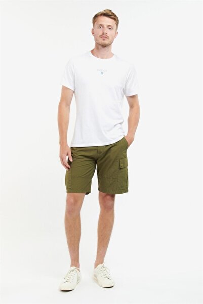 Barbour Essential Ripstop Cargo Shorts Gn61 Green