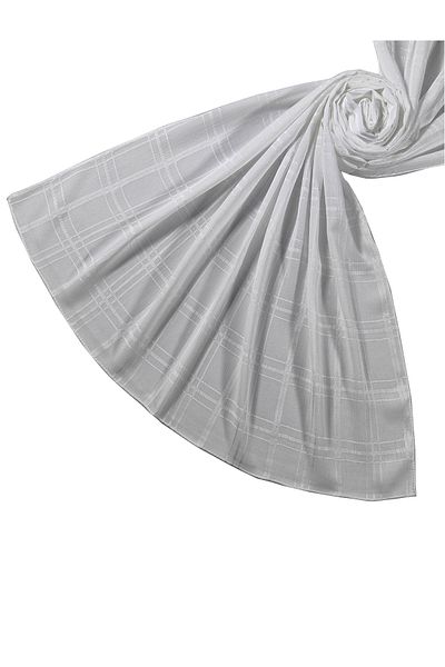 mim eşarp Işıl İpek Comfort Βαμβακερό Μεταξωτό Σάλι 75x190 cm