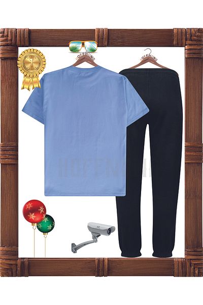 HOFFNUNG FULL PANTS HOFFNUNG تصميم جديد أنت الجزء السفلي - بدلة علوية