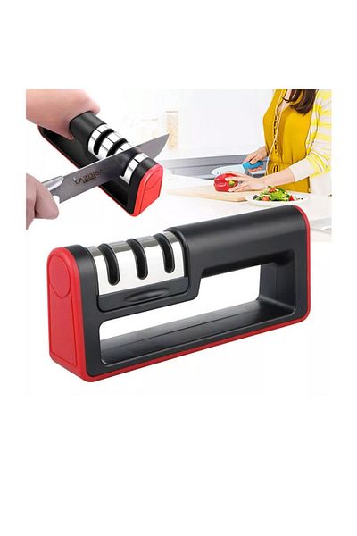 Generic Manual Knife Sharpener, Kitchen Knife Sharpener, Chef's Choice, 3-Stage Chef Knife Sharpener