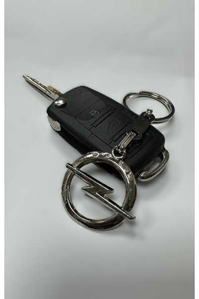 STİLİX GARAGE Opel 3D Gümüş Renk Oto Anahtarlık
