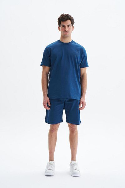 Arma Ανδρικό βαμβακερό σορτς Indigo Regular Fit Y 29344279402