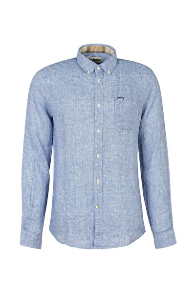 Barbour Linton Tailored Gömlek Ny91 Dark Navy/rosemary Tartan