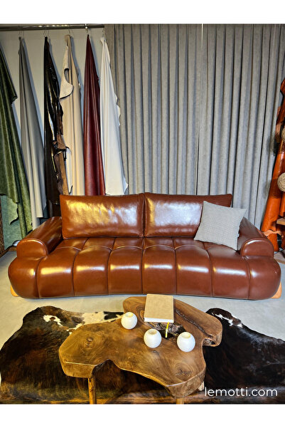 Limon Koltuk Limon' dan Narven Hakiki Deri Modern Koltuk