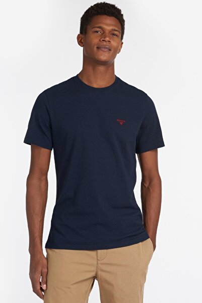 Barbour Sports T-shirt Ny91 Dark Navy/rosemary Tartan