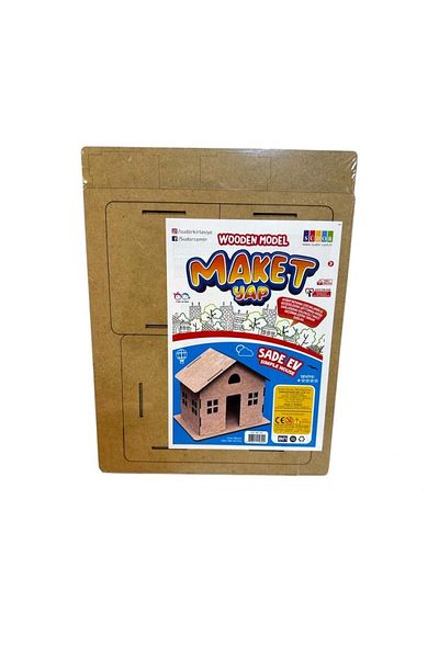 Südor Md1-04 Wooden Model - Simple Designed House
