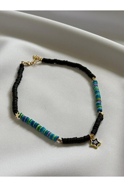 Bestofcase Starry Evil Eye Bead Fimo Necklace