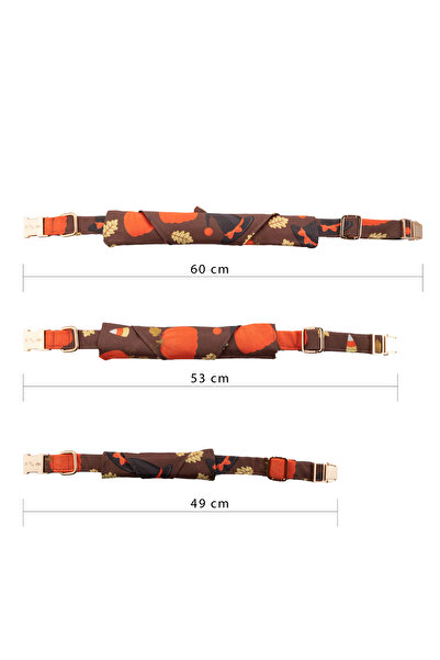 Elvellon AirTag Uyumlu Bandanalı Köpek Tasması – 3 Boy, 8 Desen Seçeneği | Dayanıklı ve Şık