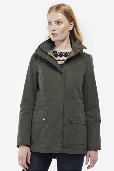 Barbour Buttercup Waterproof Ceket OL51 Olive