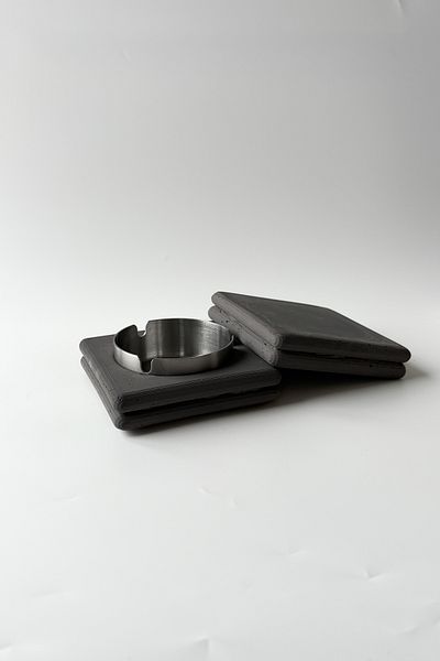 sin istanbul Καπάκι Bubble Steel Ash Tray Anthracite