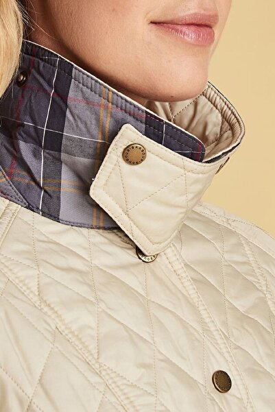 Barbour Beadnell Kapitone Ceket Cr51 Pearl