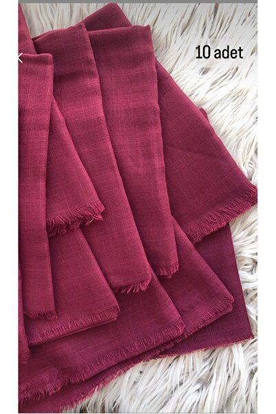 Aknur Moda Pack of 10 Flamed Cotton Writing Scarves to Distribute