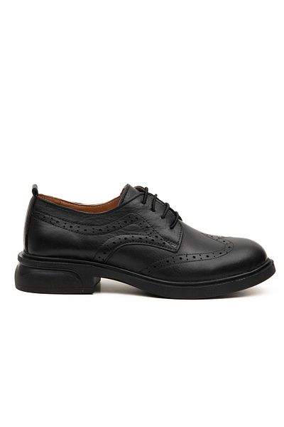 Bulls & Gulls Pantofi oxford de damă cu șireturi din piele naturală