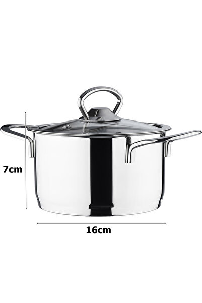 Transformacion 2 Li Paslanmaz Çelik Tencere Seti 16 Cm 719251