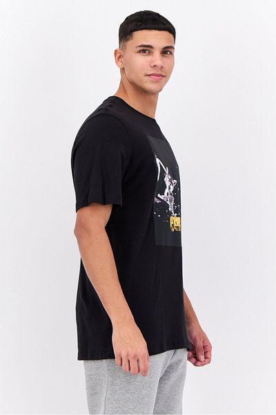 Puma Men Sportswear Fit Short Sleeves Outdoor T-Shirt, Black