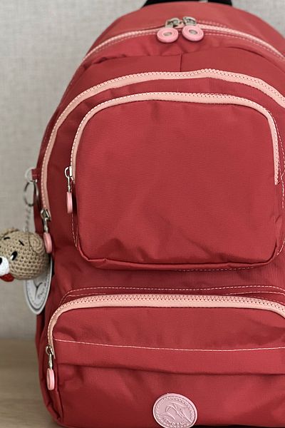 FCSTORE School Bag Unisex Small and Medium Size Clinker Waterproof Fabric Travel Laptop Bag