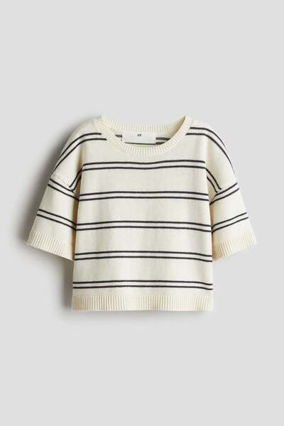 H&M بلوزة محبوكة