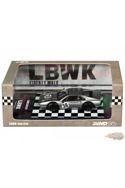 Inno LBWK 308 GTB رمادي IN64 - 1/64 نموذج مشفر