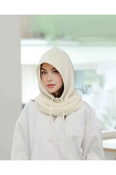 ARDSU Căciulă balaclava crem tricou