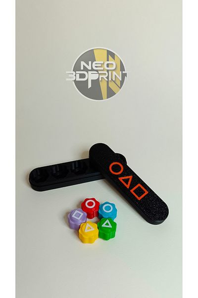 Neo3D Squid Game Gonggi 5 Stone Game - (Full Sand Inside)