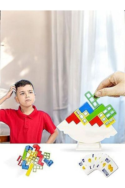 CharmPlay لعبة تتريس باليانسون التعليمية والمرحة لتطوير الذكاء للأطفال والكبار، مكعبات بلاستيكية