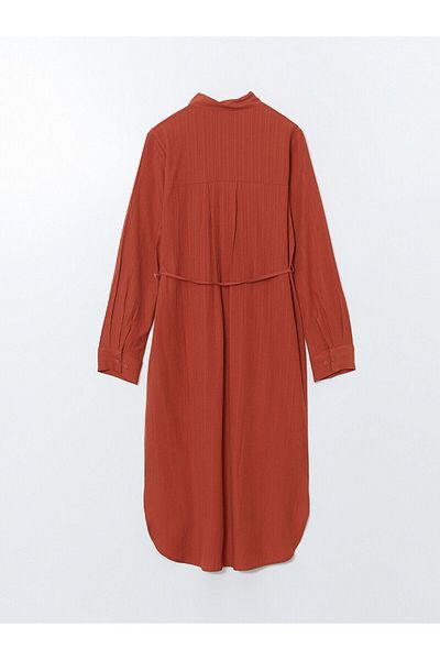 LC Waikiki Oversize Women's Crinkle Shirt Tunic