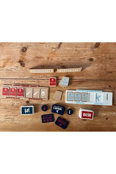 3D Brothers Secret Haitlr Board Game  Deluxe Colour Edition for Strategic Gamers
