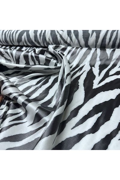 Yaren Ülker Shiny Patterned Satin Organized - 150 cm Width