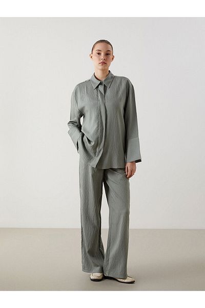 LC Waikiki Modal Blended Oversize Women's Shirt Tunic