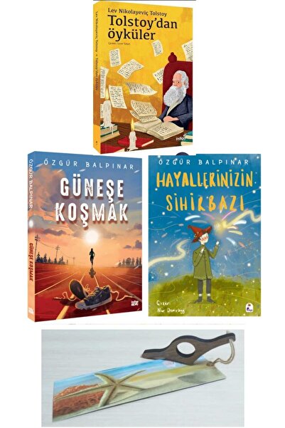 İndigo Kitap Güneşe Koşmak / Hayallarimizin Sihirbazı / Beyaz Zambaklar Ülkesinde Kitap Okuma Yüzüğü Hediyeli
