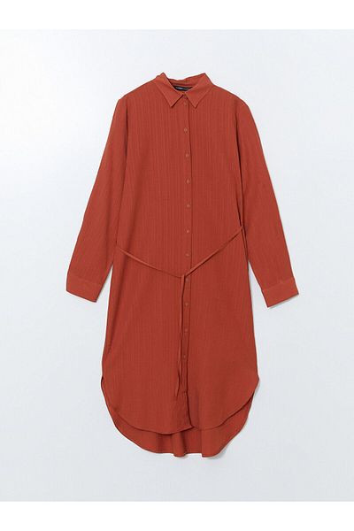 LC Waikiki Oversize Women's Crinkle Shirt Tunic